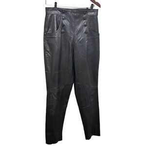 Neto Vintage Leather High Rise Pants Size 10